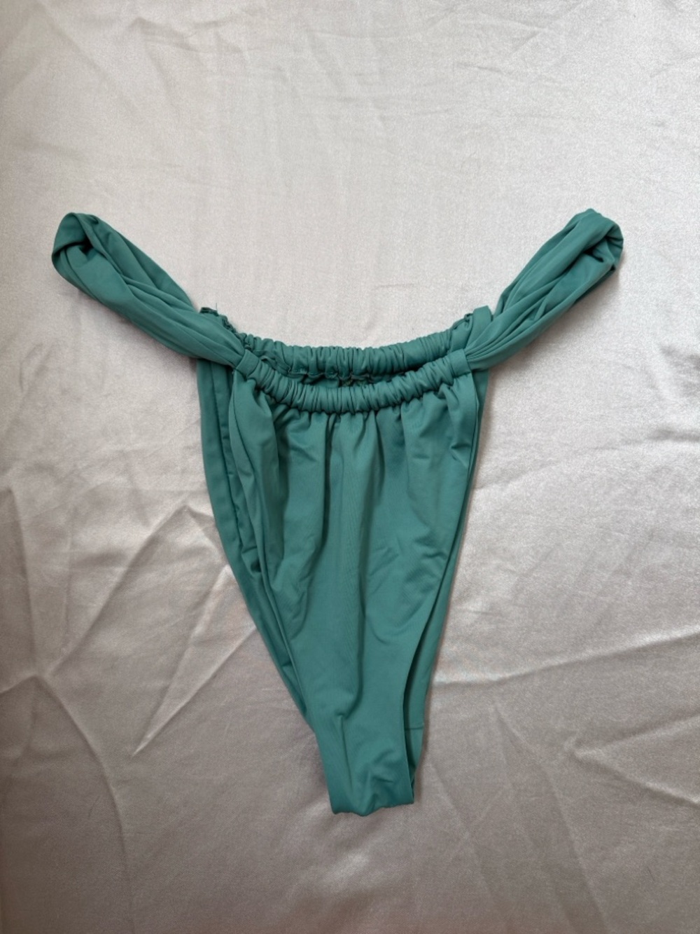 Dippin' Daisy's Teal Green High-Cut Bikini bottom w/ underwire top